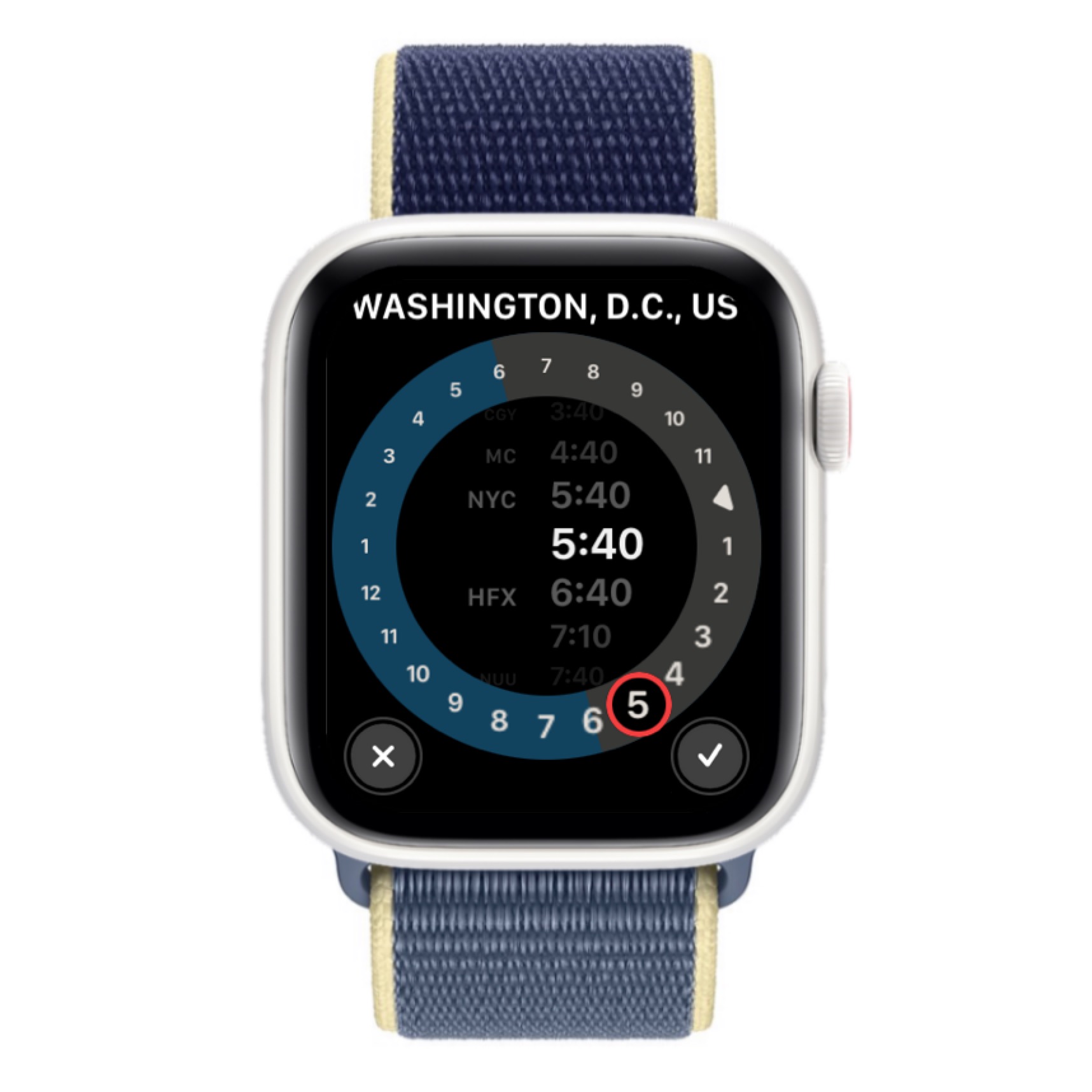 Quadrante gmt hot sale apple watch